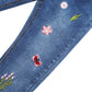 Embroidery Letter Jeans