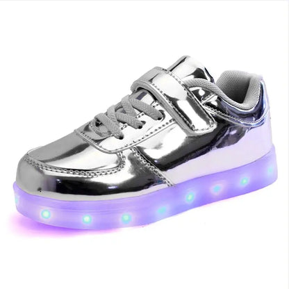 USB Charger LED Glowing Sneakers