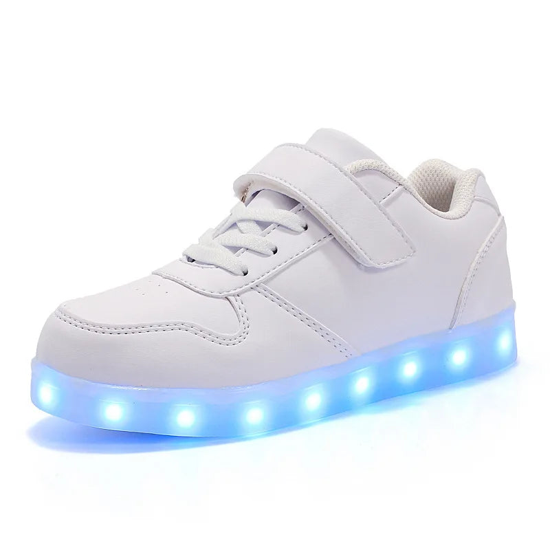 USB Charger LED Glowing Sneakers