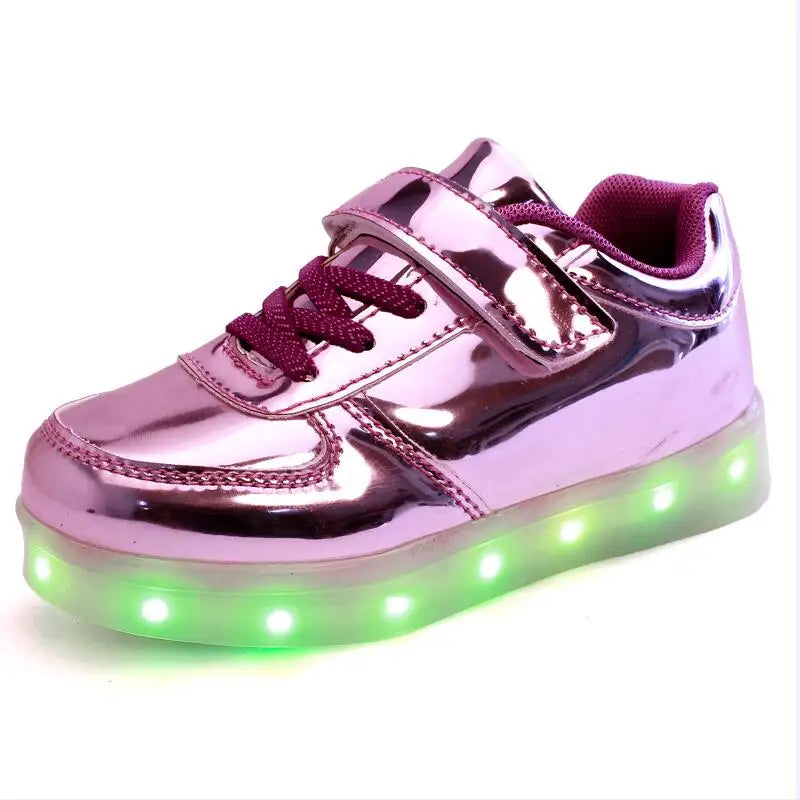 USB Charger LED Glowing Sneakers