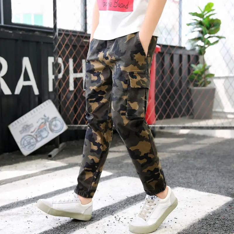 Kids Camo Jogger Pants