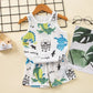Summer Sleeveless Clothing Set