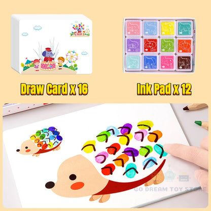 DIY Finger Painting Drawing Toy