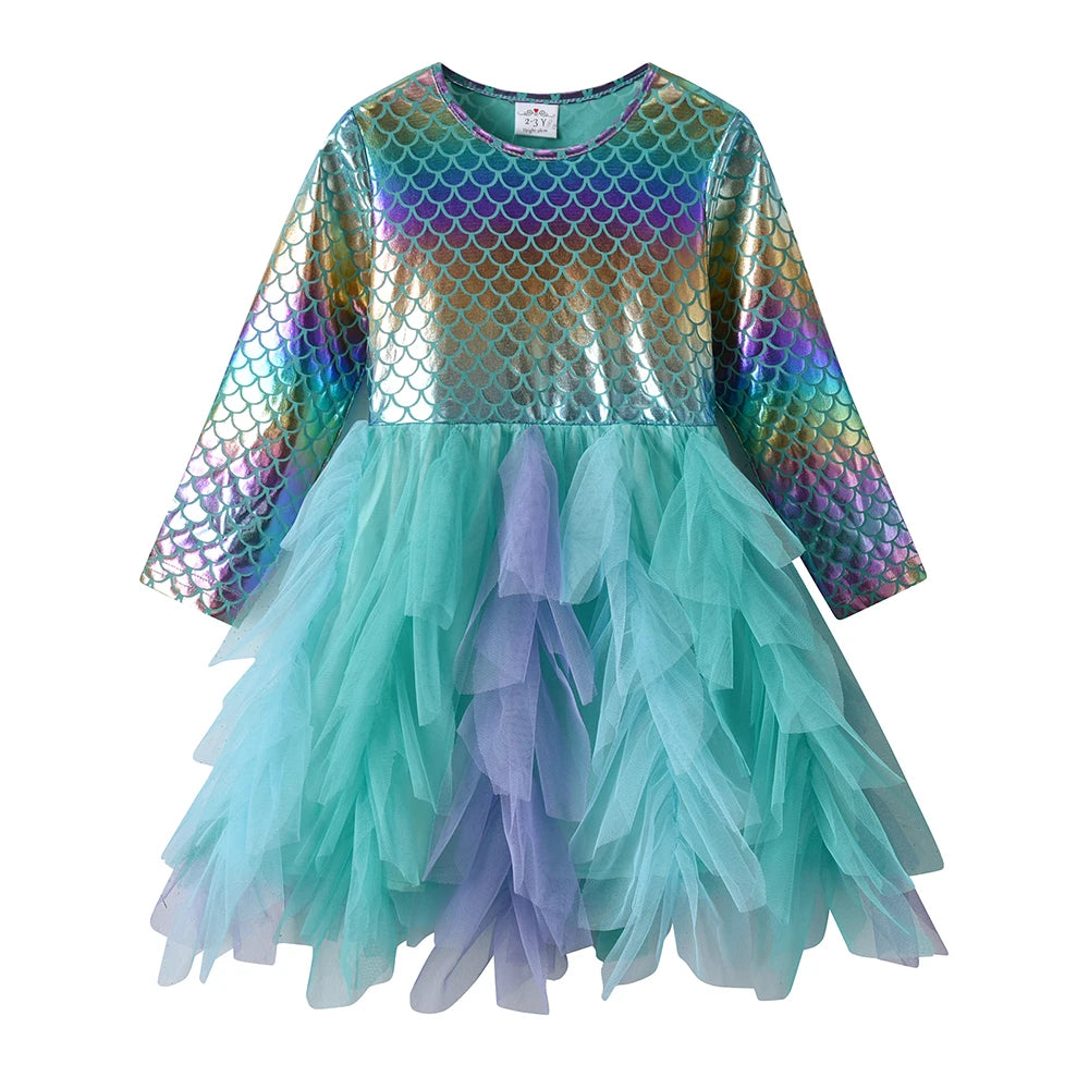 Colorful Mermaid Dress