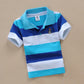 Stripes Short Sleeve Polo Shirt