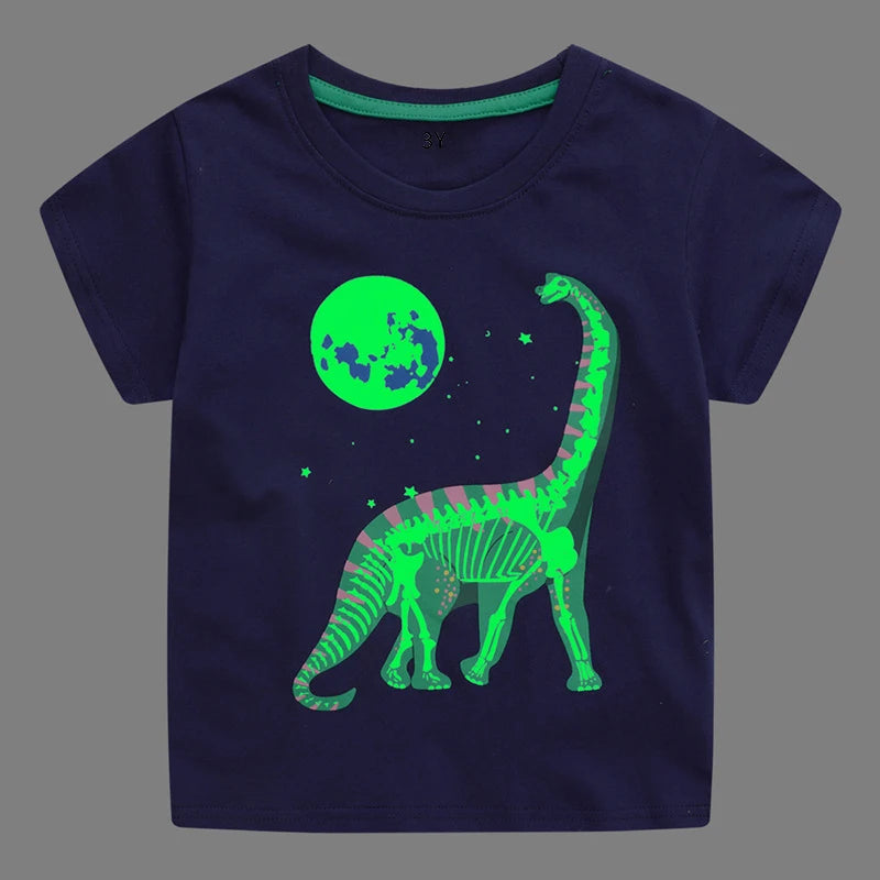 Glow In The Dark Dinosaur T-Shirt