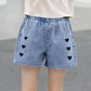 Printed Casual Denim Shorts