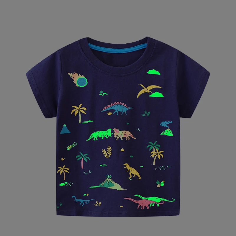 Glow In The Dark Dinosaur T-Shirt