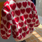 Cute Heart Pattern Warm Jacket