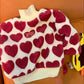 Cute Heart Pattern Warm Jacket